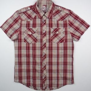 Guess Western Pearl Snap Short Sleeve Shirt